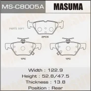 ��������� ������� �������� Subaru Impreza/Legacy/Levorg/Outback/�WRX/XV 15- ���. Masuma MSC8005A MSC8005A ����