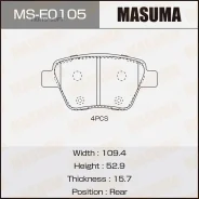 ��������� ������� �������� VAG A3/Octavia/Superb/YETI/Caddy/G�OLF/Jetta 10- �����. Masuma MSE0105 MSE0105 ����