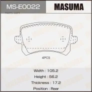 ��������� ������� �������� VAG A6/Q3/GOLF/Passat Masuma MSE0022 MSE0022 ����