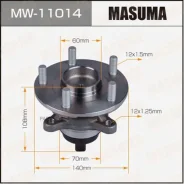 ������� � ����������� Toyota Crown ����. � ��� Masuma MW11014 MW11014 ����