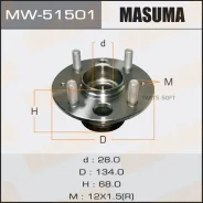 ������� ������ Honda FIT/JAZZ 01- ���. Masuma MW51501 MW51501 ����
