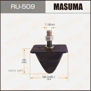 ����������� Mitsubishi Pajero (V64W/V65W/V68W) ����. �����. Masuma RU509 RU509 ����