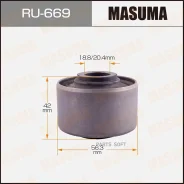 ����������� Nissan Murano (Z51) ����. Masuma RU669 RU669 ����
