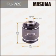 ����������� Toyota LAND Cruiser Prado (KDJ150L/GRJ150L) ����. Masuma RU726 RU726 ����
