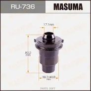 ����������� Nissan Tiida (B17R/C11) �����. Masuma RU736 RU736 ����