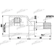���� Chrysler Cirrus/Sebring 95- �����. (25x40x32) Patron PCV9538 PCV9538 ����