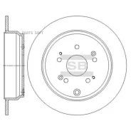 ���� ��������� Honda CR-V 02- ����. D 302��. Sangsin Brake SD4119 SD4119 ����