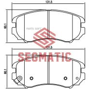 ������� ��������� Hyundai/KIA Elantra/Tucson/Sportage 08- Segmatic SGBP2574 SGBP2574 ����