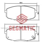 ������� ��������� Hyundai/KIA Creta/Cerato/Cerato 1.6 09- �����. Segmatic SGBP2587 SGBP2587 ����