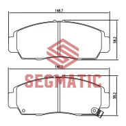 ������� ��������� Honda Civic 12- �����. Segmatic SGBP2610 SGBP2610 ����