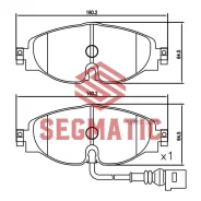������� ��������� Skoda Octavia 12- �����. Segmatic SGBP2613 SGBP2613 ����