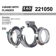 ����� ��������� V-Band 50��/2.0 �-� (� �������� SS304) EAG 221050 221050 ����