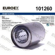 ������������� ������������ VAG POLO V/Jetta VI/Rapid I/Fabia II/Roomster I 1.6 ����. Euroex 101260 101260 ����