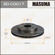 ���� ��������� Masuma, front Chery Amulet 08-10 [��.2] BD-C0017, �������� BDC0017 ����