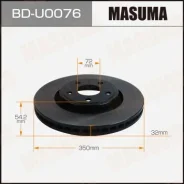 ���� ��������� Masuma, front JEEP Grand Cherokee (WK2) BD-U0076, �������� BDU0076 ����