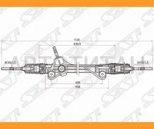 ����� ������� Toyota Highlander 07-13 LHD [ST4551048010] ST4551048010 ����