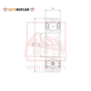 ��������� ������������� (15x38x19) ASVA AB153819 ASVA AB153819 ����
