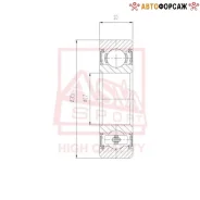 ��������� ������������� (17x35x10) ASVA AB173510 ASVA AB173510 ����