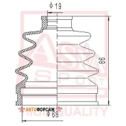 ������� ���� (�������� ��� ������) 19x67x69 ASVA ASBT-2047 ASVA ASBT2047 ����