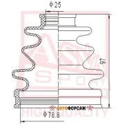 ������� ���� (�������� ��� ������) 25x80x60 ASVA ASBT-90 ASVA ASBT90 ����