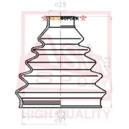 ������� ���� (�������� ��� ������) 29x100x107 ASVA ASBT-B62 ASVA ASBTB62 ����