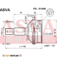 ���� �������� 23x58x28 ASVA PG-51A48 ASVA PG51A48 ����