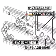 ������� �������� ���������� ������� � ���������� d38.1 | ��� ����/��� | Febest 0176-ADE150R Febest 0176ADE150R ����