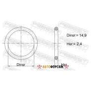 ������ �������������� 14.9x2.4 | �����/��� ����/��� | Febest 04400-004 Febest 04400004 ����