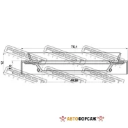 ������� ��������� 49.95x75.1x7.5x12 | ��� ����/��� | Febest 95HDS-52750712X Febest 95HDS52750712X ����