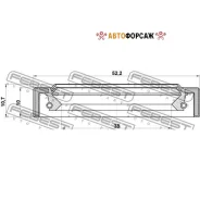 ������� ������� 38.1x52.2x10x10.7 | ����/��� | Febest 95IAY-40521011X Febest 95IAY40521011X ����