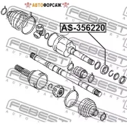 ��������� ���������� ���� 35x62x20 Febest AS-356220 Febest AS356220 ����