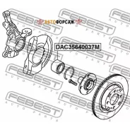 ��������� ��������� 35x64x37 | ����� ����/��� | Febest DAC35640037M Febest DAC35640037M ����