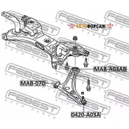 ����������� ��������� ������ | ��� ����/��� | Febest MAB-A03AB Febest MABA03AB ����
