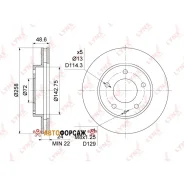 ���� ��������� ������������� (258x24) | ����� | Lynxauto BN-1068 Lynxauto BN1068 ����