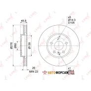 ���� ��������� ������������� (276x26) | ����� | Lynxauto BN-1348 Lynxauto BN1348 ����