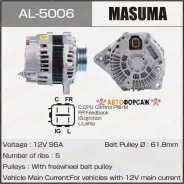 ��������� Masuma, Honda / L12B1, L12B2, L13Z1, L15A7 (14V/80A) Masuma AL-5006 Masuma AL5006 ����
