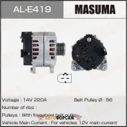 ��������� Masuma, Volkswagen / BHK (14V/220A) Masuma AL-E419 Masuma ALE419 ����