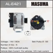 ��������� Masuma, AUDI / BSG, CAND (14V/180A) Masuma AL-E421 Masuma ALE421 ����