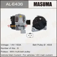 ��������� Masuma, BMW / M54B30, M54B25, M54B22 (14V/135A) Masuma AL-E436 Masuma ALE436 ����