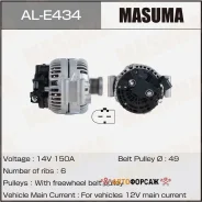 ��������� Masuma, BMW / N43B20, N52B30, N46B20 (14V/150A) Masuma AL-E434 Masuma ALE434 ����