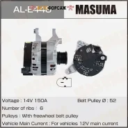 ��������� Masuma, Mercedes-BENZ / M 274, OM 651 (14V/150A) Masuma AL-E448 Masuma ALE448 ����