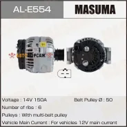 ��������� Masuma, Mercedes-BENZ / M 276, M 272 (14V/150A) Masuma AL-E554 Masuma ALE554 ����