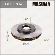 ���� ��������� Masuma, front Toyota Townace NOAH / SR40 [��.2] Masuma BD-1234 Masuma, �������� BD1234 ����