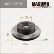 ���� ��������� Masuma, front Toyota Hilux SURF/ KDN185, RZN18# Masuma BD-1238 Masuma, �������� BD1238 ����