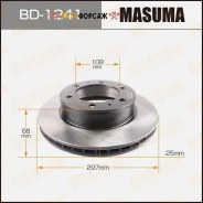 ���� ��������� Masuma, front Toyota Hilux/ KUN15 [��.2] Masuma BD-1241 Masuma, �������� BD1241 ����