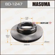 ���� ��������� Masuma, front Toyota LAND Cruiser/ FJ80L [��.2] Masuma BD-1247 Masuma, �������� BD1247 ����