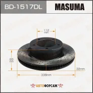 ���� ��������� Masuma, ��������������� front Toyota LAND Cruiser / UZJ200, URJ202 LH Masuma BD-1517DL Masuma, ����� �������� BD1517DL ����