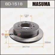 ���� ��������� Masuma, rear Toyota LAND Cruiser / URJ202L Masuma BD-1518 Masuma, ������ BD1518 ����