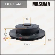 ���� ��������� Masuma, rear Toyota / Lexus Crown, GS450H / GRS200, GWS191 Masuma BD-1542 Masuma, ������ BD1542 ����
