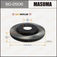 ���� ��������� Masuma, front Nissan JUKE, Sentra / F15E, B17R [��.2] Masuma BD-2506 Masuma, �������� BD2506 ����